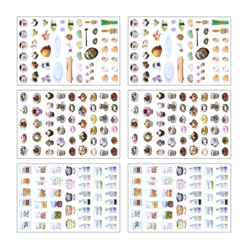 6 Blatt Scrapbooking Dekorationen Aufkleber für Planer Planer Planer für Kunstzeitschrift Handwerk CarGattura Gracchi 6 Blatt Scrapbooking Dekorationen Aufkleber für Planer Planer Planer für Kunstzeitschrift Handwerk CarGattura Gracchi von Limtula