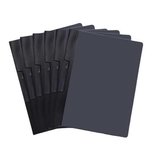 6 x Ordner mit drehbarer Klemme, Dokumenten-Organizer, Ablage für 200 Blatt, Briefformat, 29,6 x 22,9 cm, tragbares Büro von Limtula
