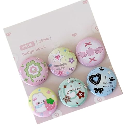 6pcs Cartoon Metallabzeichen Dekorative Reversnadeln Für Kid Adult Rucksacks Jacken Mantel Kleidungsdekoration Zubehör Easy Anhaftungsabzeichen 6pcs Cartoon Metallabzeichen Dekorative Reversnadeln Für Kid Adult Rucksacks Jacken Mantel Kleidungsdekoration Zubehör Easy Anhaftungsabzeichen von Limtula