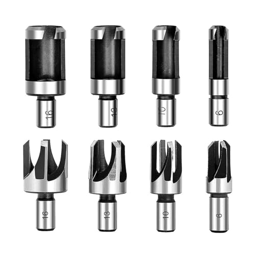 8pieces Kohlenstoffstahl Holzbearbeitungskumpel Bohrer Gerade Und Verjüngt Für Schnelle Und Einfache Holzbearbeitung 8pieces Kohlenstoffstahl Holzbearbeitungskumpel Bohrer Gerade Und Verjüngt Für Schnelle Und Einfache Holzbearbeitung von Limtula
