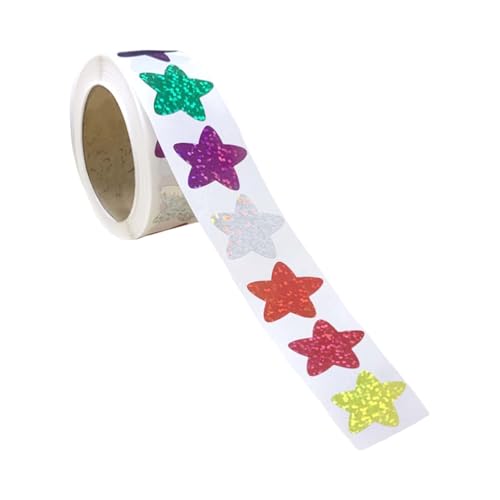 Aufkleber mit Sternen, 500 Etiketten zum Umwickeln des Herzens, für Scrapbooking Journalist Kid Motivational Dekorative Sternaufkleber Aufkleber mit Sternen, 500 Etiketten zum Umwickeln des Herzens, für Scrapbooking Journalist Kid Motivational Dekorative Sternaufkleber von Limtula