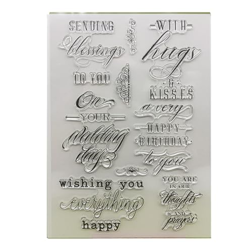 Clear Stamps Silicone Stamp Seals Album Craft Card Herstellung Scrapbooking Foto Journal Album Dekorationen Briefmarken Schafftbooking Briefmarken Silikonmarken Zum Erstellen Von Karten von Limtula