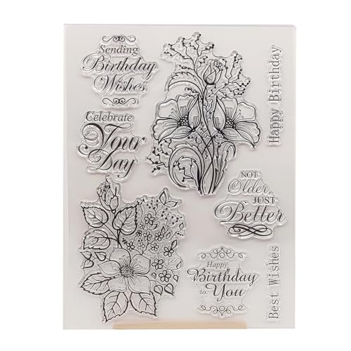 Clear Stamps Silicone Stamp Seals Album Craft Card Herstellung Scrapbooking Foto Journal Album Dekorationen Briefmarken Schafftbooking Briefmarken Silikonmarken Zum Erstellen Von Karten von Limtula