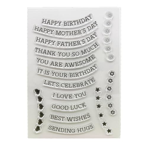 Clear Stamps Silicone Stamp Seals Album Craft Card Herstellung Scrapbooking Foto Journal Album Dekorationen Briefmarken Schafftbooking Briefmarken Silikonmarken Zum Erstellen Von Karten von Limtula
