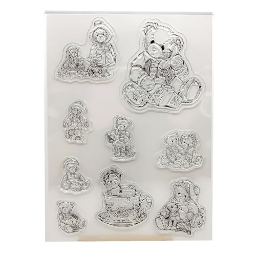 Clear Stamps Silicone Stamp Seals Album Craft Card Herstellung Scrapbooking Foto Journal Album Dekorationen Briefmarken Schafftbooking Briefmarken Silikonmarken Zum Erstellen Von Karten von Limtula