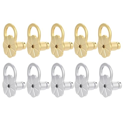 Einzigartige Schweine-Nasen-/Blumenförmige Verschlüsse, elegante Ohrring-Verschlüsse für verbesserte Ohren, Metall-Heber für Ohrstecker von Limtula