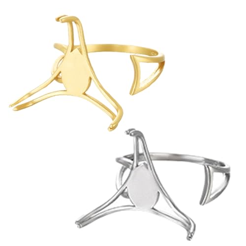 Elegante Robuste Messingstollen Ohrringe Basis Schmuckzubehör Zuhause Dekoration Tragbar Für Schmuck Make 2 Stücke Set von Limtula
