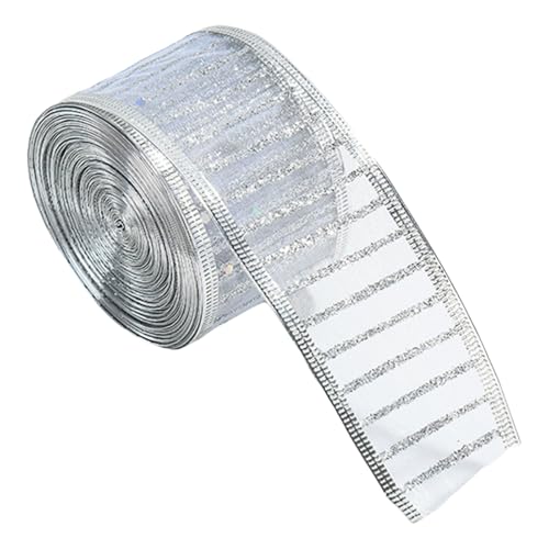 Elegante Weihnachtskränze und Baumschmuck, Mehrzweck-Weihnachtsbänder, dekorative Bänder für Geschenke, Geschenkband Elegante Weihnachtskränze und Baumschmuck, Mehrzweck-Weihnachtsbänder, dekorative Bänder für Geschenke, Geschenkband von Limtula