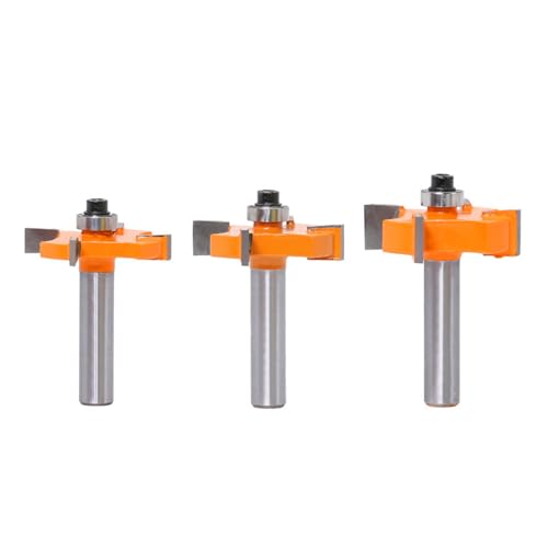 Funktionales Holzbearbeitungswerkzeug 4 Router Bit Mit 8mm Schaft Schankrillenkuhe Zum Schneiden Von Rillen Und Dadoes von Limtula