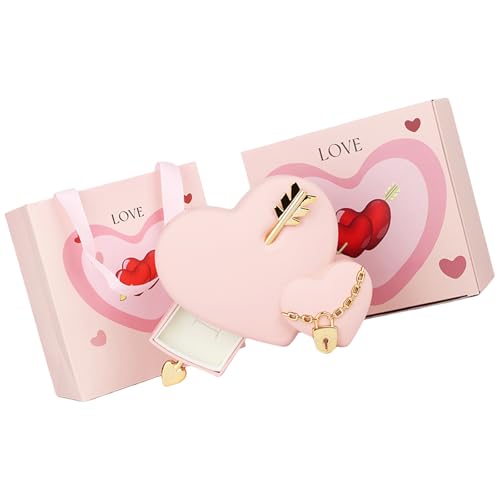 Herzförmige Schmuckschatulle mit Pfeilen, Valentinstagsverpackung, zartes Zubehör, Organizer, Geburtstagsgeschenke Herzförmige Schmuckschatulle mit Pfeilen, Valentinstagsverpackung, zartes Zubehör, Organizer, Geburtstagsgeschenke von Limtula