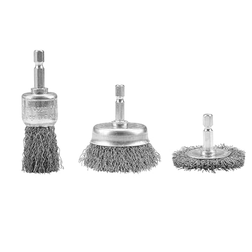 Hexagonal Shank Stahlbohrdrahtdrahtbürste Set Zum Klemmen Von 1/4 Zoll Elektrobohrer Effiziente Rostentfernung Hexagonal Shank Stahlbohrdrahtdrahtbürste Set Zum Klemmen Von 1/4 Zoll Elektrobohrer Effiziente Rostentfernung von Limtula