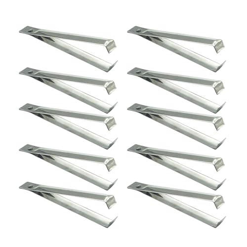 Knoblauchschäler aus Edelstahl, 10 Stück, Hautentferner, Pinzette, Fischknochenentferner, Werkzeug zum einfachen Entfernen der Knoblauchhaut Knoblauchschäler aus Edelstahl, 10 Stück, Hautentferner, Pinzette, Fischknochenentferner, Werkzeug zum einfachen Entfernen der Knoblauchhaut von Limtula