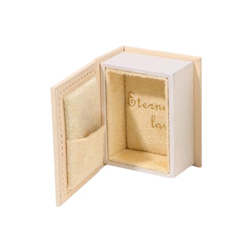 Künstlerische Robuste Lint Schmuck Display Hülle In Buchförmigen Designs Form Für Ringe Anhänger Und Stollen Verwenden von Limtula