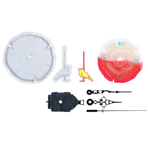 Künstlerische Uhr-Formen, Silikonform, Epoxidharz, Uhrenformen zum Basteln von Uhren aus Kunstharz und kunstvollen Heimdekorationen Künstlerische Uhr-Formen, Silikonform, Epoxidharz, Uhrenformen zum Basteln von Uhren aus Kunstharz und kunstvollen Heimdekorationen von Limtula