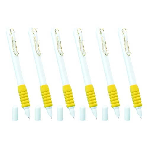 Limtula 6 Stück einziehbarer Füllfederhalter für Kinder, Studenten, Handschriftübungen, 0,38 mm, feine Spitze, einziehbarer Füllfederhalter Limtula 6 Stück einziehbarer Füllfederhalter für Kinder, Studenten, Handschriftübungen, 0,38 mm, feine Spitze, einziehbarer Füllfederhalter von Limtula