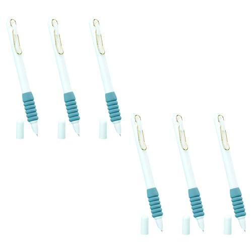 Limtula 6 Stück einziehbarer Füllfederhalter für Kinder, Studenten, Handschriftübungen, 0,38 mm, feine Spitze, einziehbarer Füllfederhalter Limtula 6 Stück einziehbarer Füllfederhalter für Kinder, Studenten, Handschriftübungen, 0,38 mm, feine Spitze, einziehbarer Füllfederhalter von Limtula