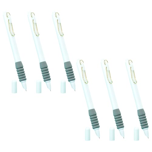 Limtula 6 Stück einziehbarer Füllfederhalter für Kinder, Studenten, Handschriftübungen, 0,38 mm, feine Spitze, einziehbarer Füllfederhalter Limtula 6 Stück einziehbarer Füllfederhalter für Kinder, Studenten, Handschriftübungen, 0,38 mm, feine Spitze, einziehbarer Füllfederhalter von Limtula