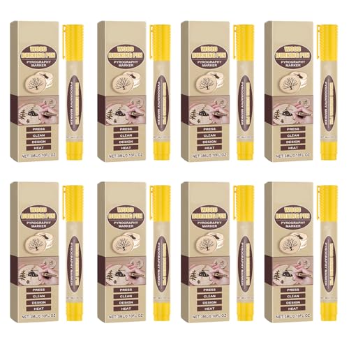 Limtula 8pieces Holzmalerei Pen Pyrographie Marker Für Erwachsene Holzmalerei Handwerk Holzmalerei Marker Holzhandwerk Brennstift von Limtula