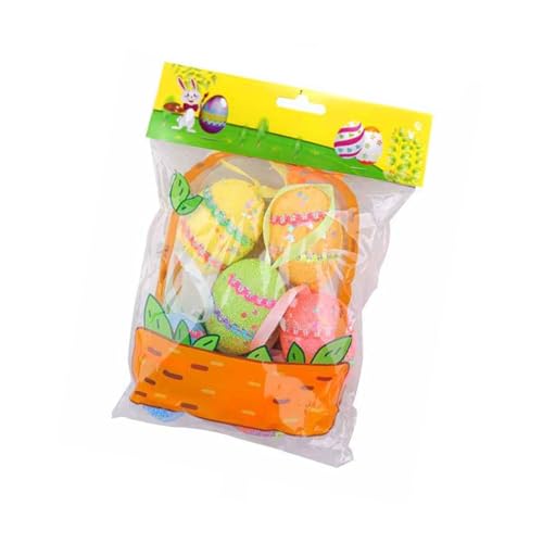 Limtula Bunte Schaumstoff-Eier, hängende Ornament-Korbfüller für Party-Tischdekorationen und Urlaubsdekorationen, 6 Stück Limtula Bunte Schaumstoff-Eier, hängende Ornament-Korbfüller für Party-Tischdekorationen und Urlaubsdekorationen, 6 Stück von Limtula