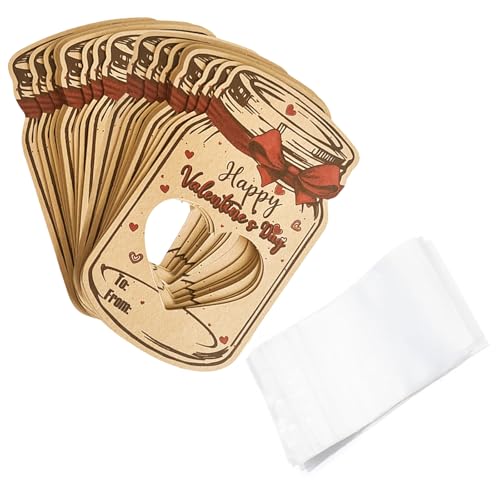 Limtula Elegante Valentinstagskarten Für Jungen Und Mädchen Grußkarte Mit Süßigkeitenbeutel Handgefertigte Schulparty Geschenkaustauschkarte Limtula Elegante Valentinstagskarten Für Jungen Und Mädchen Grußkarte Mit Süßigkeitenbeutel Handgefertigte Schulparty Geschenkaustauschkarte von Limtula