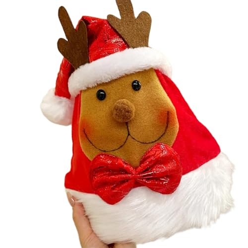 Limtula Festliche Weihnachtsmannmütze, bequeme Feier-Hüte mit weichem Plüsch für Feiertage, Veranstaltungen und Familientreffen Limtula Festliche Weihnachtsmannmütze, bequeme Feier-Hüte mit weichem Plüsch für Feiertage, Veranstaltungen und Familientreffen von Limtula