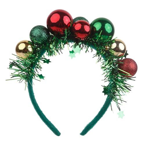 Limtula Festliches Haarband mit farbigem, lustigem Weihnachts-Kopfschmuck, perfekt für Neujahrsparty-Dekorationen, Haarreifen von Limtula