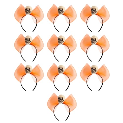 Limtula Halloween-Stirnbänder aus der Kollektion mit Schleife, elegantes Party-Haar-Accessoire, Ornament, Kinder-Kopfschmuck, 10 Stück von Limtula