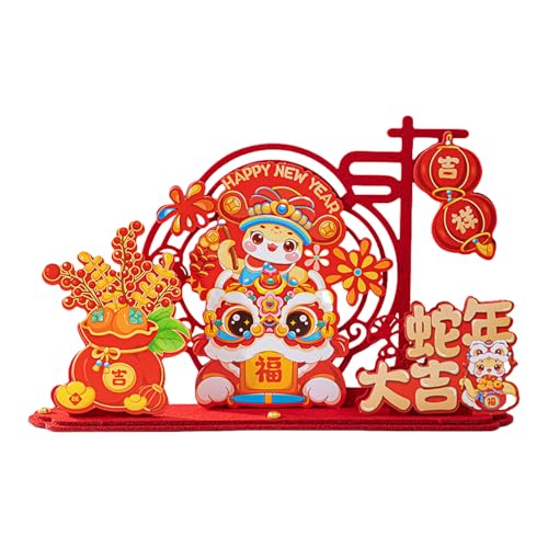 Limtula Handgefertigtes traditionelles chinesisches Schlangenjahr, Schreibtisch-Ornament, Wohnzimmer, Tischdekoration, Frühlingsfest, Partyzubehör Limtula Handgefertigtes traditionelles chinesisches Schlangenjahr, Schreibtisch-Ornament, Wohnzimmer, Tischdekoration, Frühlingsfest, Partyzubehör von Limtula