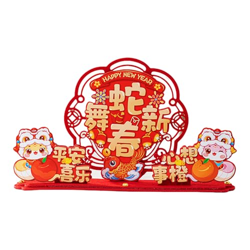 Limtula Handgefertigtes traditionelles chinesisches Schlangenjahr, Schreibtisch-Ornament, Wohnzimmer, Tischdekoration, Frühlingsfest, Partyzubehör Limtula Handgefertigtes traditionelles chinesisches Schlangenjahr, Schreibtisch-Ornament, Wohnzimmer, Tischdekoration, Frühlingsfest, Partyzubehör von Limtula