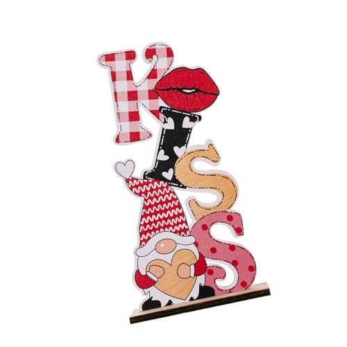 Limtula Holzschild mit Aufschrift "Love Kiss", dekoratives Ornament für Paare und Hochzeiten, Tafelaufsätze, abgestufte Tablett-Dekorationen Limtula Holzschild mit Aufschrift "Love Kiss", dekoratives Ornament für Paare und Hochzeiten, Tafelaufsätze, abgestufte Tablett-Dekorationen von Limtula