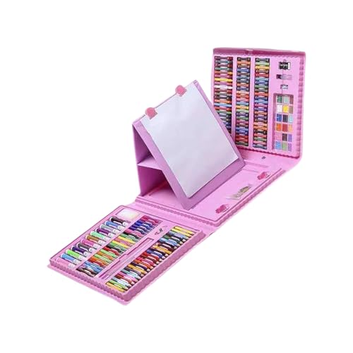 Limtula Kinder-Kunst-Set, Buntstifte, Aquarellstift, Zeichenpapier, doppelseitig, Staffelei für Jungen, Mädchen, Studenten, 208 Stück Limtula Kinder-Kunst-Set, Buntstifte, Aquarellstift, Zeichenpapier, doppelseitig, Staffelei für Jungen, Mädchen, Studenten, 208 Stück von Limtula