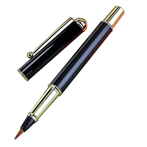 Limtula Kolbengefüllter Kalligraphie-Pinsel, Metallstift-Clip, passend für normale / kursive Skripte, Anfänger, Kinder, Kalligraphie, Geschenkzubehör Limtula Kolbengefüllter Kalligraphie-Pinsel, Metallstift-Clip, passend für normale / kursive Skripte, Anfänger, Kinder, Kalligraphie, Geschenkzubehör von Limtula