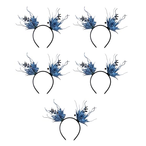 Limtula Kopfbedeckung für Halloween-Feier, 5-teiliges Zubehör, dekoratives Haarband, elegant, kreativer Schmuck von Limtula
