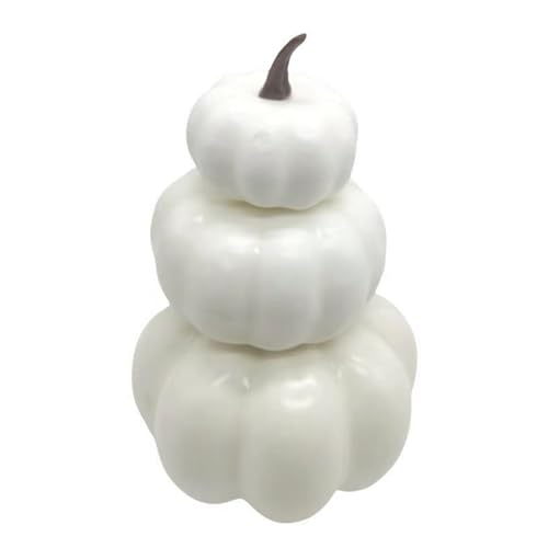 Limtula Künstliche Kürbis-Ornamente für Hoflandschaft, Zuhause, Erntedankfest, Party, Halloween, künstliche Kürbis-Dekorationen, Ornament für Schreibtisch, Garten, Ornament Limtula Künstliche Kürbis-Ornamente für Hoflandschaft, Zuhause, Erntedankfest, Party, Halloween, künstliche Kürbis-Dekorationen, Ornament für Schreibtisch, Garten, Ornament von Limtula
