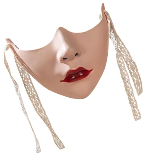 Limtula Maskerade Mechanische Halbgesichtsparty-Ästhetik, Halloween-Verkleidungsrequisiten für Erwachsene, Frauen, Männer, Geschenke von Limtula