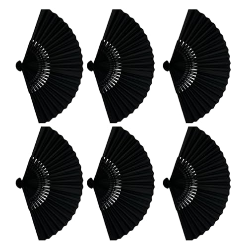 Limtula Packung Von 6 Faltbaren Papierhandfans Für Frauen Mit Bamboos Gehen Sie Mit Der Malen Von Hochzeits Tanzparty Kühlzubehör Handelt Limtula Packung Von 6 Faltbaren Papierhandfans Für Frauen Mit Bamboos Gehen Sie Mit Der Malen Von Hochzeits Tanzparty Kühlzubehör Handelt von Limtula