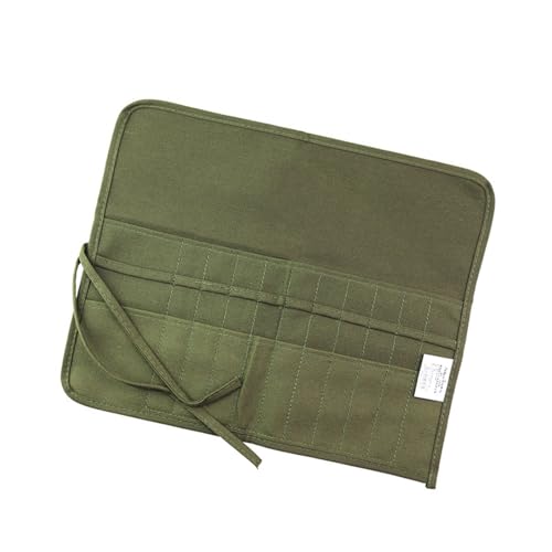 Limtula Pinsel-Aufbewahrungstasche mit 22/30 Fächern, Pinselhalter, gerollte Stifttasche, Pinsel-Organizer für Künstler, Studenten, Malpinsel, Aufbewahrung, Organizer, Leinwand, gerollter Stift von Limtula