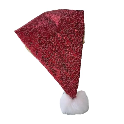 Limtula Pompons Weihnachtsmannmützen für Kinder und Erwachsene, Familientreffen, Pailletten, farbblockierte Weihnachtsmannmützen, Festival-Requisiten, Kopfbedeckung Limtula Pompons Weihnachtsmannmützen für Kinder und Erwachsene, Familientreffen, Pailletten, farbblockierte Weihnachtsmannmützen, Festival-Requisiten, Kopfbedeckung von Limtula