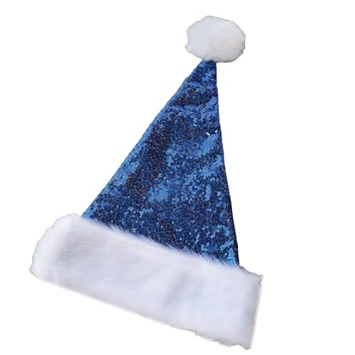 Limtula Pompons Weihnachtsmannmützen für Kinder und Erwachsene, Familientreffen, Pailletten, farbblockierte Weihnachtsmannmützen, Festival-Requisiten, Kopfbedeckung Limtula Pompons Weihnachtsmannmützen für Kinder und Erwachsene, Familientreffen, Pailletten, farbblockierte Weihnachtsmannmützen, Festival-Requisiten, Kopfbedeckung von Limtula