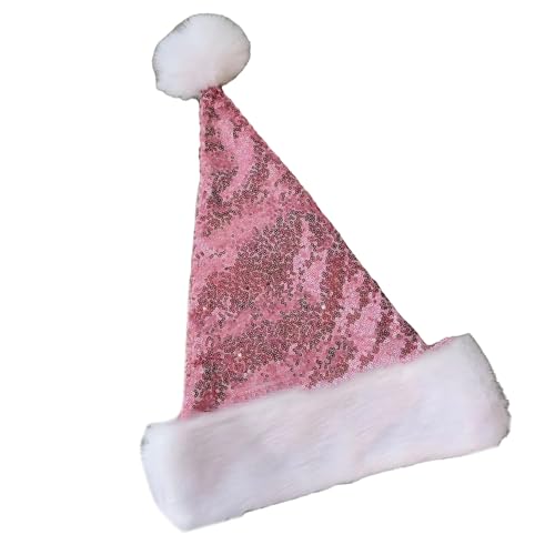 Limtula Pompons Weihnachtsmannmützen für Kinder und Erwachsene, Familientreffen, Pailletten, farbblockierte Weihnachtsmannmützen, Festival-Requisiten, Kopfbedeckung Limtula Pompons Weihnachtsmannmützen für Kinder und Erwachsene, Familientreffen, Pailletten, farbblockierte Weihnachtsmannmützen, Festival-Requisiten, Kopfbedeckung von Limtula