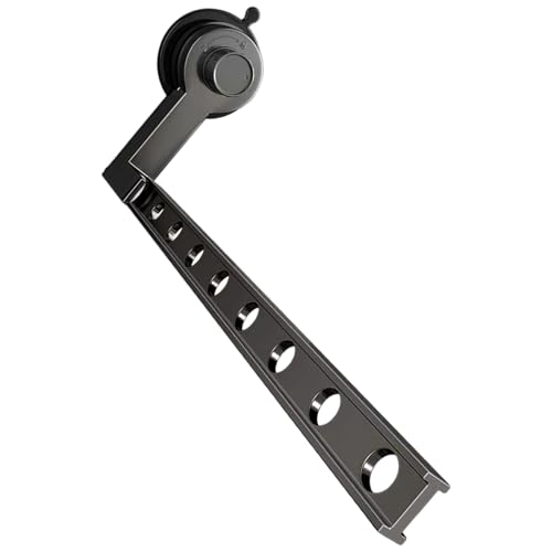 Limtula Praktischer Raum Aluminium Kleidung Rack Multifunktional Saugnapfbecher Kleidung Halbhalter Trockenstange Für Balkonen Und Badezimmer von Limtula