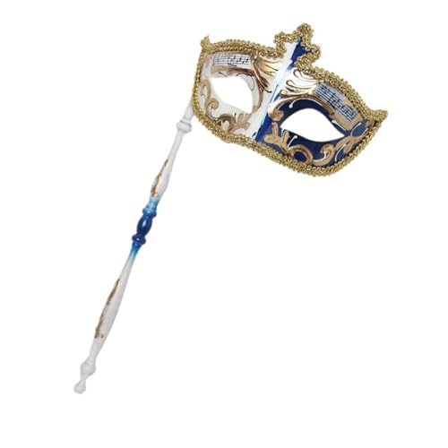 Limtula Retro-Musiknoten-Maskerade Halloween-Kostüm mit Haltestab, Party, Karneval, Venezianer Limtula Retro-Musiknoten-Maskerade Halloween-Kostüm mit Haltestab, Party, Karneval, Venezianer von Limtula