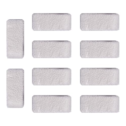 Limtula Set mit 10 Decken-Verschlüssen zum Verschieben mit Plüschstoff und ABS-Decken-Halter-Clips von Limtula