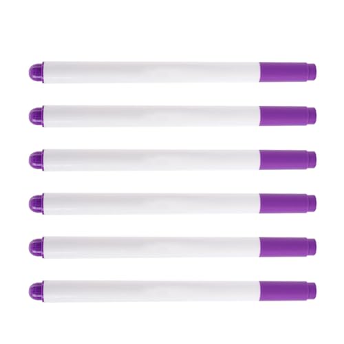 Limtula Stoffmarker, automatisch verblassend, luftlöschbarer Stoffstift mit feiner Spitze und schnell trocknend, zum Nähen, Schneidern, 6 Stück von Limtula