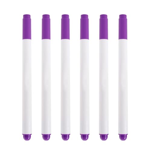 Limtula Stoffmarker, automatisch verblassend, luftlöschbarer Stoffstift mit feiner Spitze und schnell trocknend, zum Nähen, Schneidern, 6 Stück von Limtula