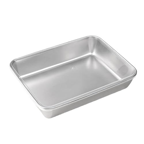 Limtula Tiramisu-Form aus Edelstahl mit verstärktem Boden, Dessert-Präsentationsform, antihaftbeschichtet, Backformen, Kuchen-Backblech von Limtula