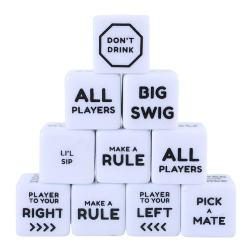 Limtula Trinkspiel Dices Acryl Party Game Trinken Spaß Trink von Limtula