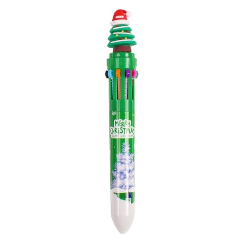 Limtula Weihnachts-Kugelschreiber, 10 Farben, mehrfarbiger Stift für Weihnachtsstrumpffüller, Weihnachtsgeschenke, Partyzubehör Limtula Weihnachts-Kugelschreiber, 10 Farben, mehrfarbiger Stift für Weihnachtsstrumpffüller, Weihnachtsgeschenke, Partyzubehör von Limtula