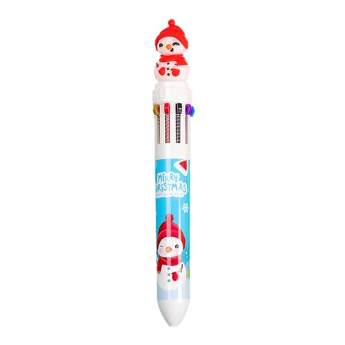 Limtula Weihnachts-Kugelschreiber, 10 Farben, mehrfarbiger Stift für Weihnachtsstrumpffüller, Weihnachtsgeschenke, Partyzubehör Limtula Weihnachts-Kugelschreiber, 10 Farben, mehrfarbiger Stift für Weihnachtsstrumpffüller, Weihnachtsgeschenke, Partyzubehör von Limtula