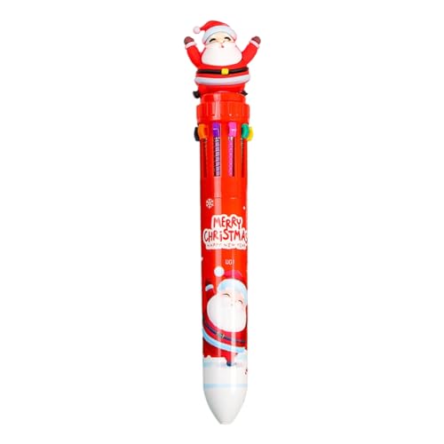 Limtula Weihnachts-Kugelschreiber, 10 Farben, mehrfarbiger Stift für Weihnachtsstrumpffüller, Weihnachtsgeschenke, Partyzubehör Limtula Weihnachts-Kugelschreiber, 10 Farben, mehrfarbiger Stift für Weihnachtsstrumpffüller, Weihnachtsgeschenke, Partyzubehör von Limtula